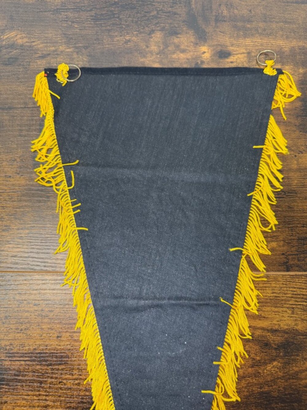 Vintage Interlaken Luzern Swiss Souvenir Pennant With Yellow Fringe - Picture 5 of 6